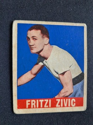 1948 Leaf Knock-Out Boxing Card # 82 Fritzi Zivic (VG/EX)