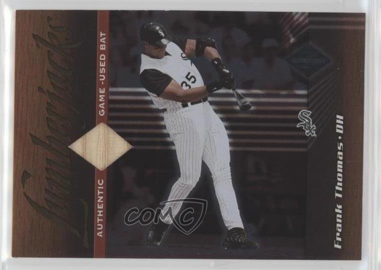 2001 Leaf Limited Lumberjacks 358/500 Frank Thomas #181 HOF 0p7e