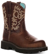 Ariat Fatbaby klobige Westernstiefel zum Überziehen Damen Braun UK 3 – 7