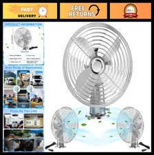 12v Car Rv Cooling Fan 2 Pcs - Heavy Duty Metal 2 Speed Cigarette Lighter 6 I 12v Car Rv Cooling Fan 2 Pcs - Heavy Duty Metal 2 Speed Cigarette Lighter 6 I