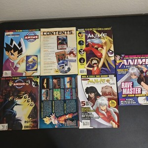 LOT OF 7 ANIME INSIDER MAGAZINES VINTAGE EARLY 2000s 
