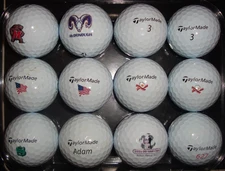 12 Taylormade TP5 logo golf balls