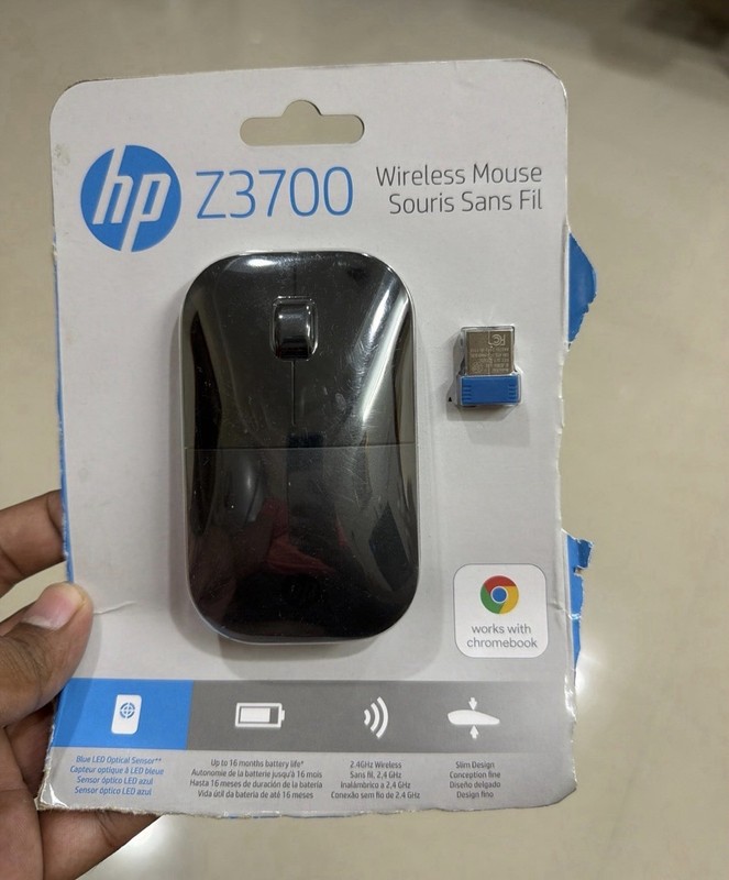 HP Z3700 Black Wireless BlueTrack Mouse