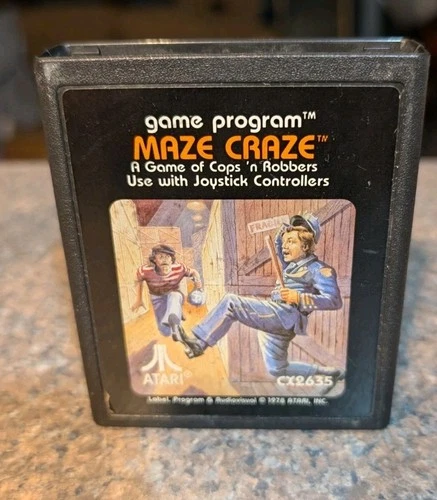 Atari 2600 7800+ Maze Craze Tested Combine Ship