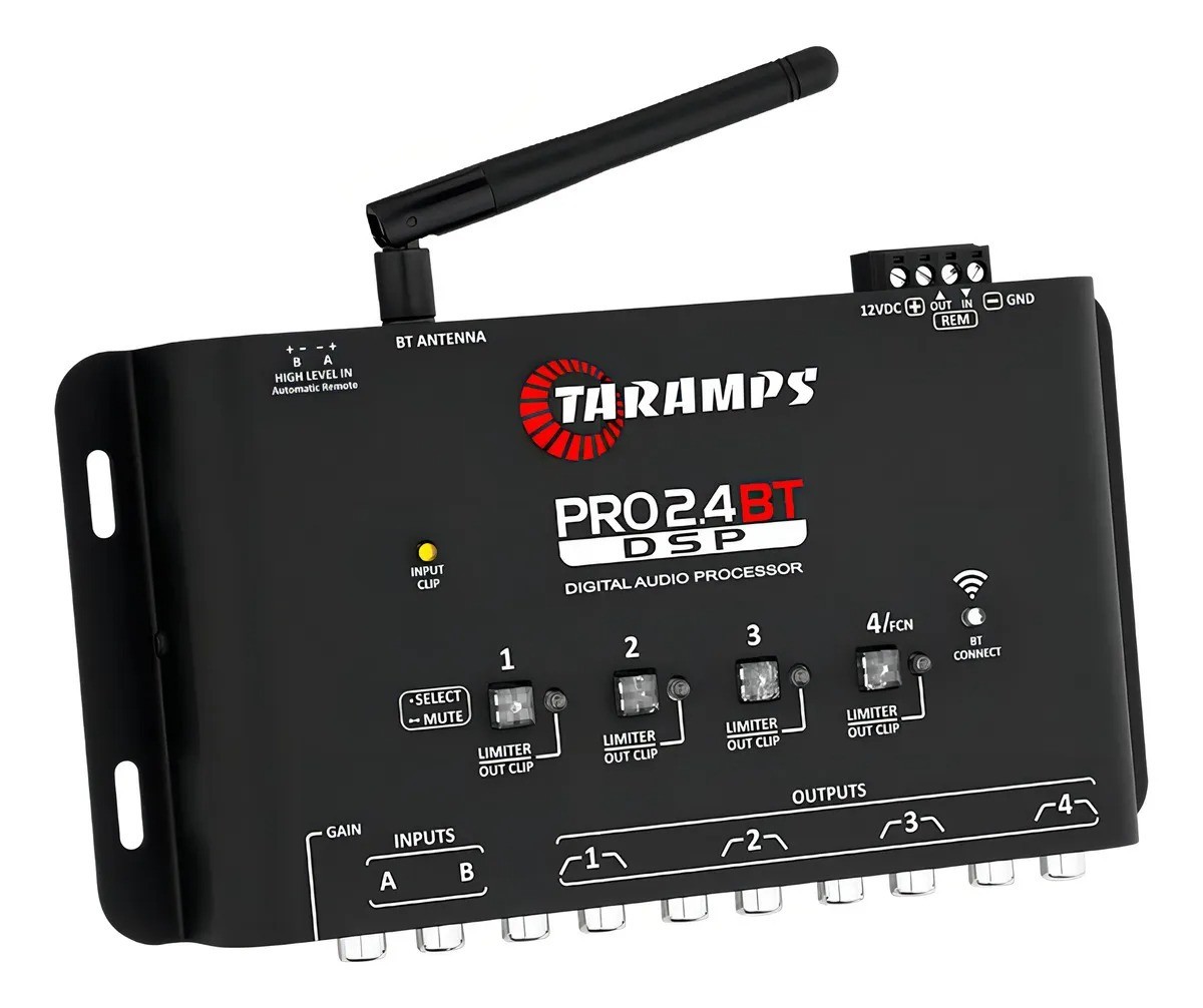 Taramps Digital Car Audio Processor PRO 2.4BT DSP Bluetooth