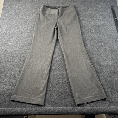 Express Design Studio Editor Boot Light Gray Trousers Pants Womens 2 EUC