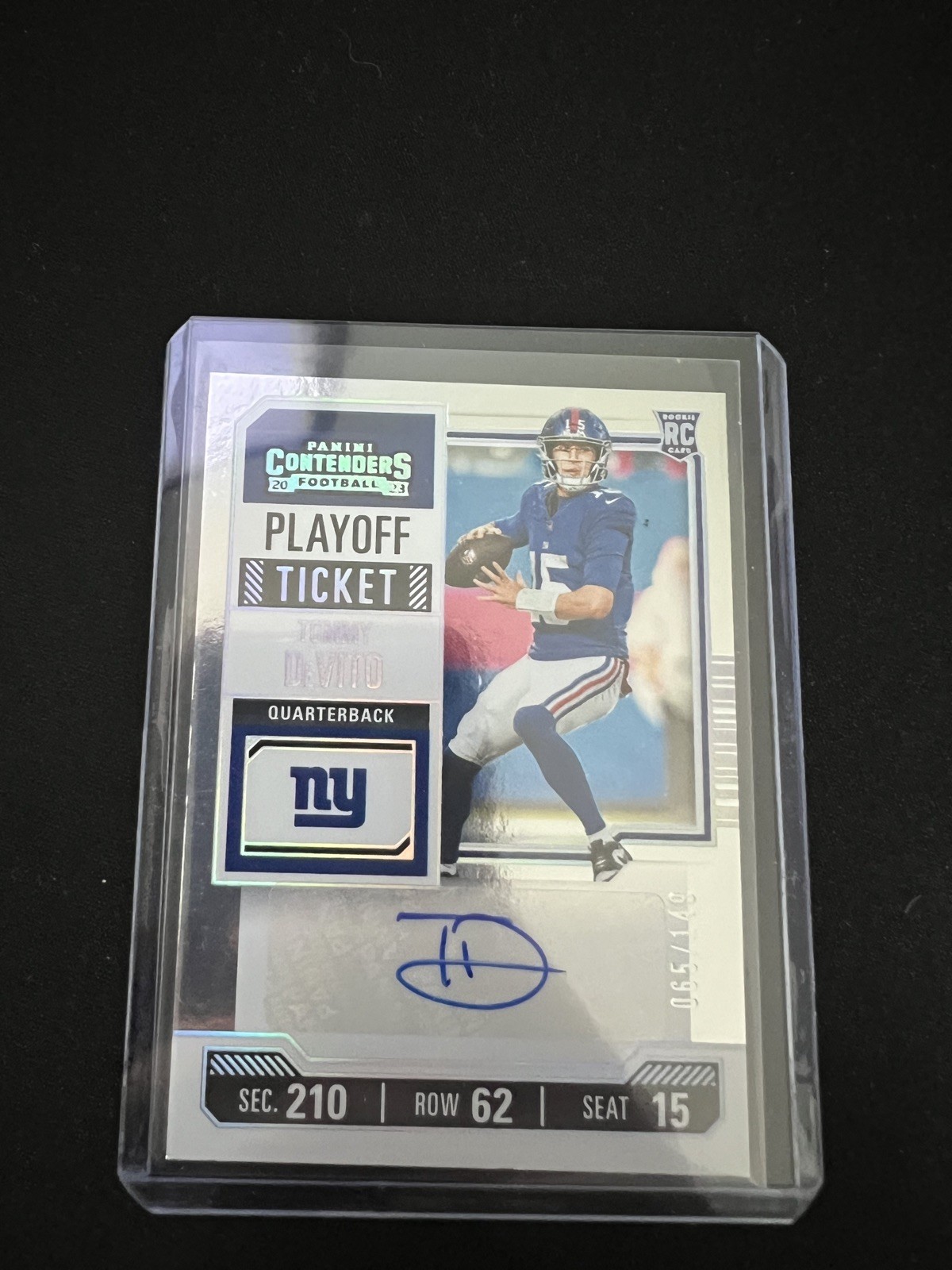 2023 Panini Contenders Tommy DeVito Rookie Ticket Auto /149