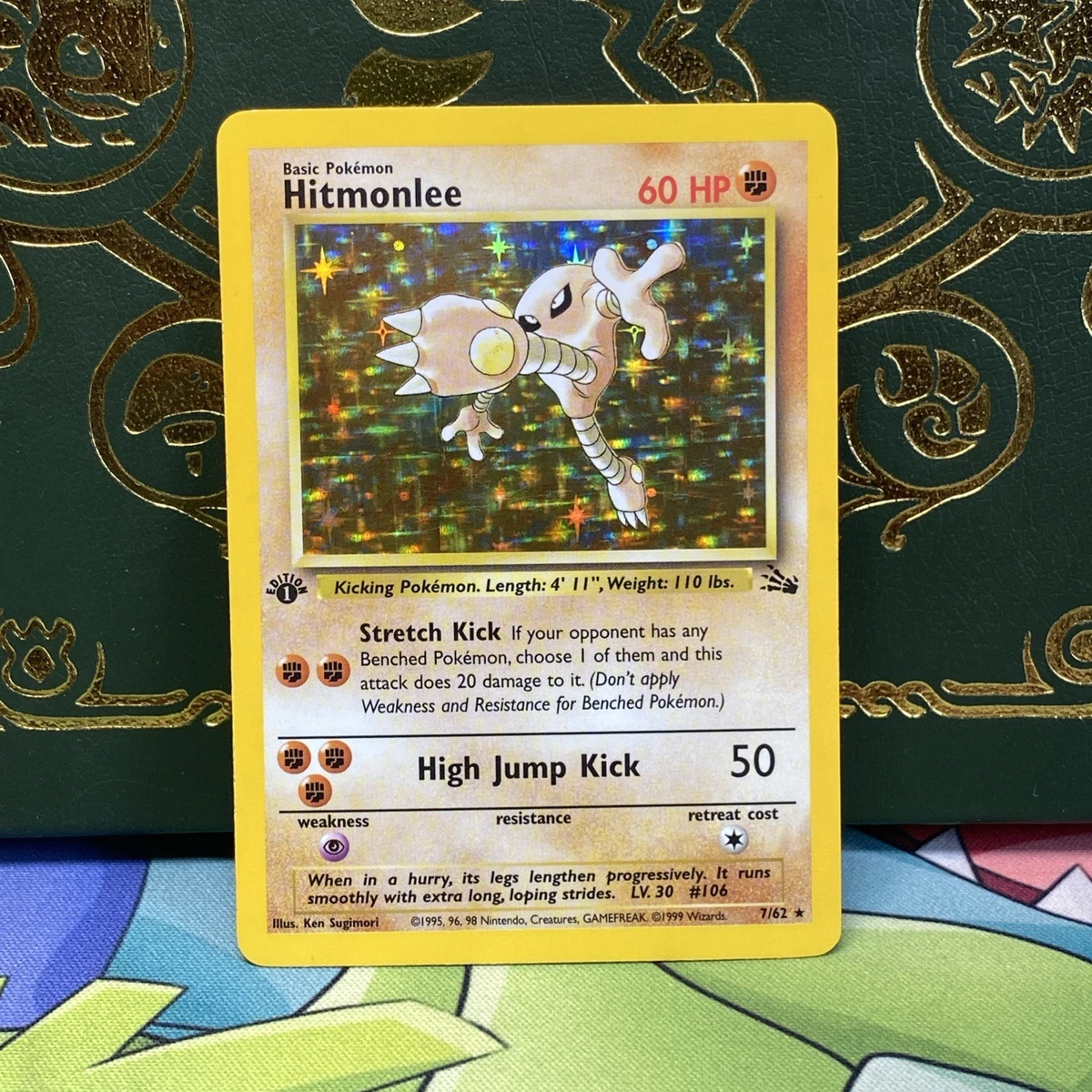 hitmonlee pokemon card price 22/62 Fossil Rare NM/LP As long as Hitmonlee is an Evolved Pokemon Hitmonlee (Genetic Apex #154/226, 1-Diamond)