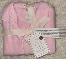 NEW POTTERY BARN Kids 6 Pink Flannel 2 Piece Pajama Gift Christmas Holiday