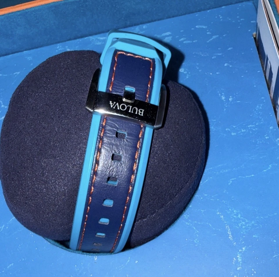 Bulova E1 Team Miami Barco Elétrico Masculino Corrida Novo Marine Star B 96B460 - Imagem 2 de 4