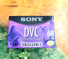 Sony DVC Mini-DV60 LP 90 EXCELLENCE 60 Min Blank Tape NEW SEALED 
