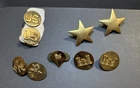 WW2 Military Army Lot Lapel Pins Rare US
