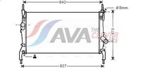 Ava Clever Choice KüHler, MotorküHlung FDA2405 FüR Ford