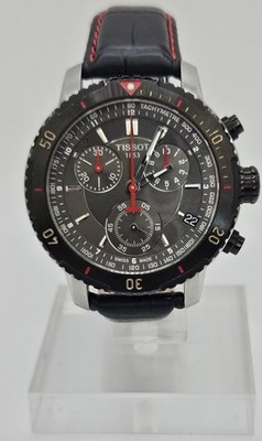 Tissot 1853 PRS200 Chronograph Men's Watch T067417A Black Face