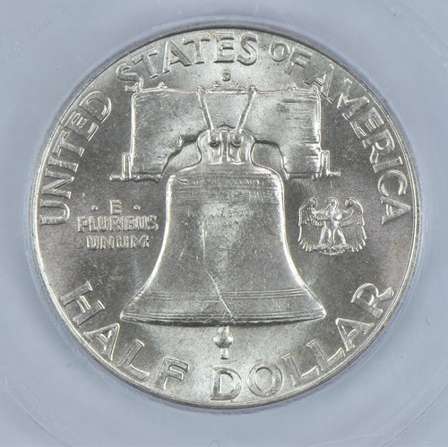 1951-D Franklin Half Dollar MS64 FBL ICG - Picture 4 of 5