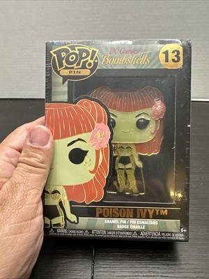 New Funko Pop! Large Enamel Pin - DC Comics Bombshells - Poison Ivy #13 