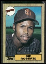 1987 Topps Bip Roberts Rookie San Diego Padres #637