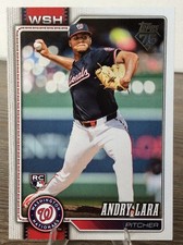 2026 Andry Lara Topps Series 1 RC Rookie Card Washington Nationals #36