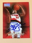 Hand Signed 1997-98 Skybox Premium Brian Grant IP Auto Portland Blazers Kings