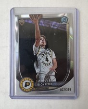 2025-26 Bowman Chrome Taelon Peter #BCV-50 Rookie Lava Refractor /399 - Pacers