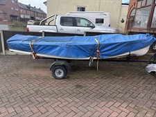 GP14 Sailing Dinghy with Trolly and Trailer Complete Set