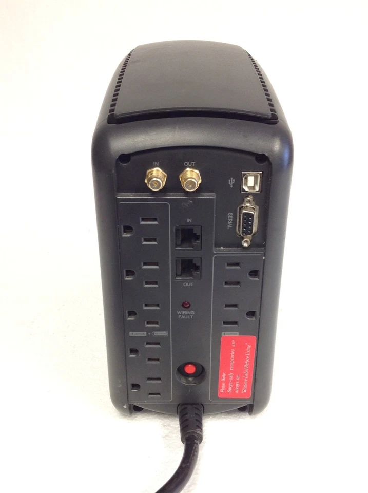 CyberPower CP1000AVRLCD UPS Battery Back Up Surge Protector 120V 600W,No battery - Image 4 of 4