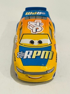 Disney Pixar Cars Bruce Miller #64 RPM racer RARE from Amazon Exclusive 10-Pack