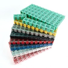 Organize Electronic Components with 50pcs Plastic For SMD Storage Boxes Kit