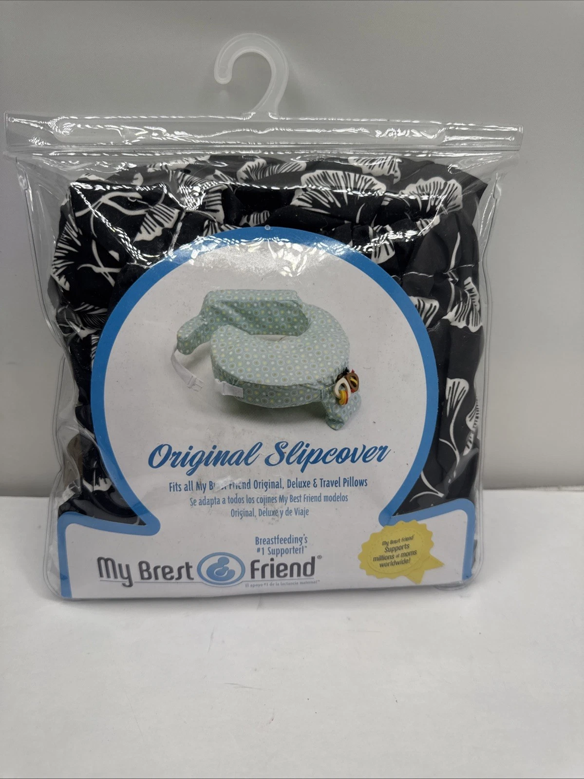 My Brest Friend Original Nursing Pillow Slipcover Black and White Flowing Fans
Opens in a new window
