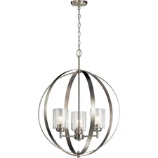 Kichler Lighting 44034NI Winslow Chandelier Brushed Nickel