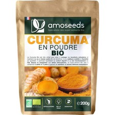 Curcuma en Poudre Bio 200G | 3% Curcumine | Articulations Mobilité Digestion ...