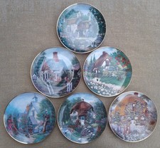 FRANKLIN MINT - LILLIPUT LANE - COMPLETE SET OF 6 LIMITED EDITION PLATES.