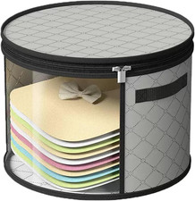 Hat Boxes For Women Storage - This Oversized Clear Hat Storage Bag can hold 9 ha