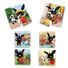 Liscianigiochi BING Officiel Premier Puzzle Bébé 4 Pièces Jeu Éducatif dès 1 an