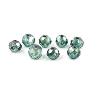 #ad #ad 16 Ct Blue Lab Created Diamond Beads 8 Pcs VS1 Certified Jewelry Making $159.20