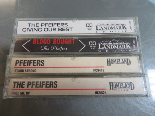 The Pfeifers-Giving Our Best,Stand Strong,Free Me up,Blood (4 Cassette Tape Lot) - Picture 5 of 5
