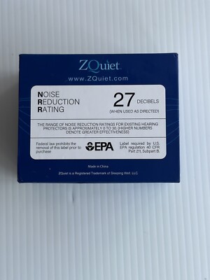 ZQuiet Flex-Fit Earplugs -27dB Noise Reduction Rating