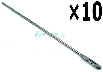 10 Pcs New Surgical Eye Probe 6'' Veterinary Stainless Steel Premium Instruments