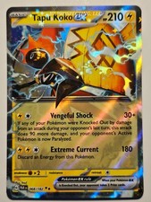 2023 Scarlet & Violet Paradox Rift Tapu Koko EX 68/182 Holo