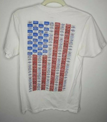 Vans Mens Graphic T-Shirt White Red 