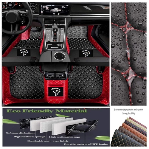 For Dodge All Series Car Floor Mats Luxury Custom Auto Liner Carpets Waterproof - Imagen 25 de 42
