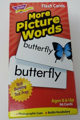More Picture Words Flash Cards 2014 Trend Enterprise Learning Fun Educational 