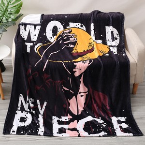 Anime One Piece Luffy Soft Flannel Blanket Sofa Warm Bedding Coverlet Xmas Gift Ebay