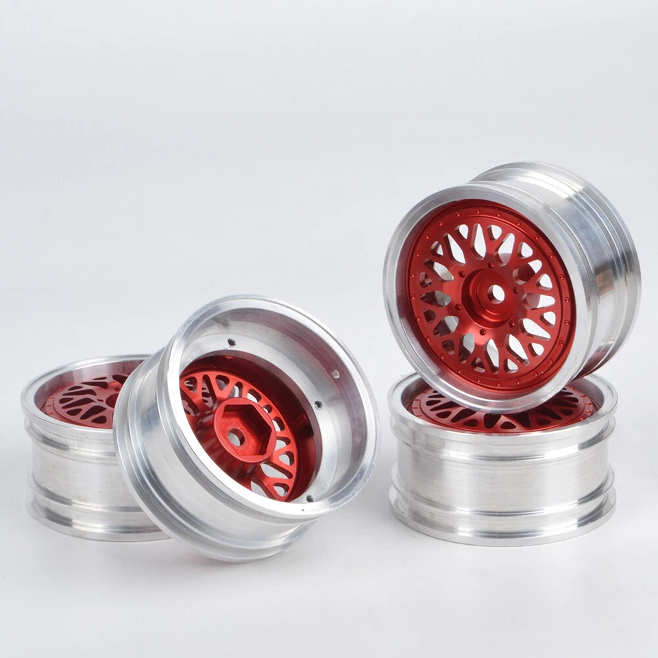 Aluminum 26mm Wheels Rims for 1/10 RC Drift On Road Car Tamiya TT02 HSP MST HPI - Image 3 of 4