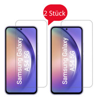 2X Samsung Galaxy A54 5G Panzerfolie Schutzglas Displayschutz Schutz Glas Folie
