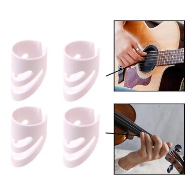 4Pcs Gitarre Finger Picks Alaska Gitarre Picks für Bass Akustik Gitarre