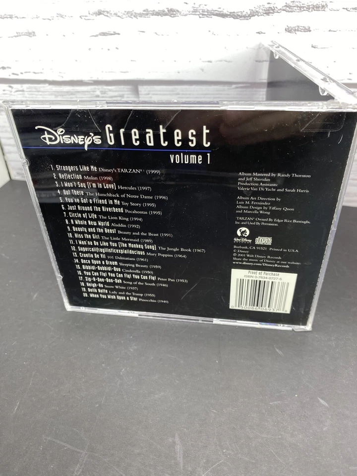 Disney's On The Record: A New Musical Revue 2CD Album And Disney Greatest Vol 1 - Image 3 of 4