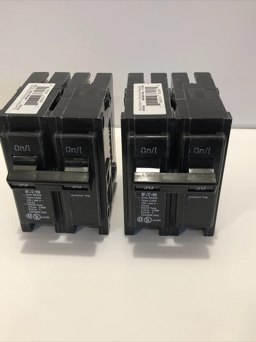 Eaton BR 30 Amp 120/240 Volts 2-Pole Circuit Breaker BR230 - The Home Depot