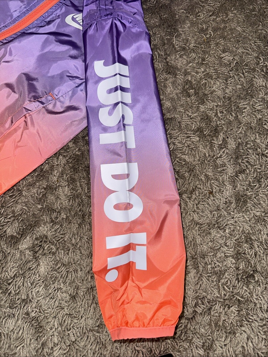nike purple orange jacket