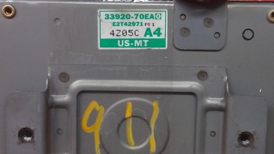 95 Geo Tracker Suzuki Sidekick 33920-70ea0 ECU Engine Computer MT